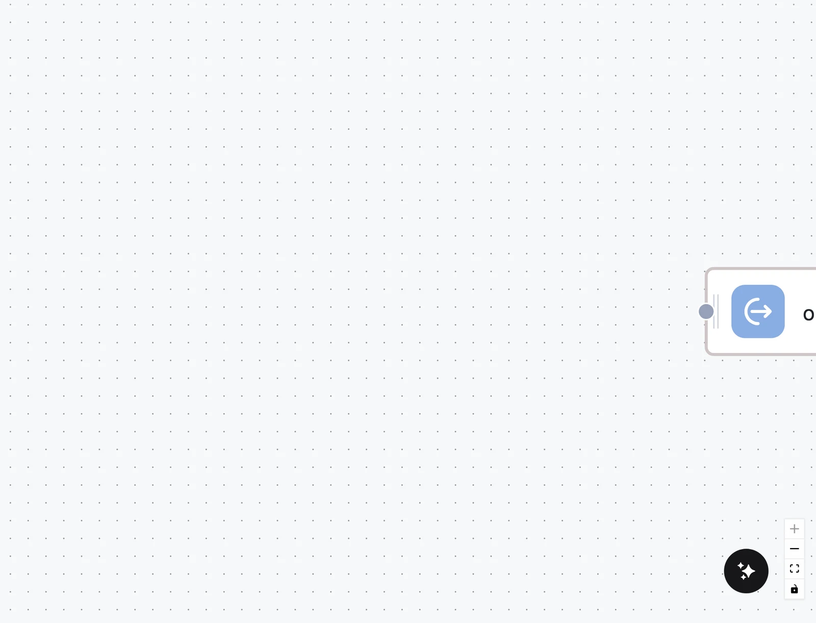 Dragging an edge from one node's source handle to another node's target handle